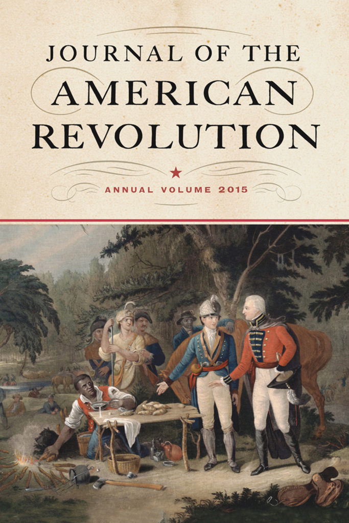  Journal of the American Revolution 2015 cover art