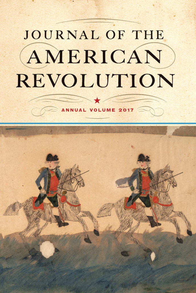  Journal of the American Revolution 2017 cover art