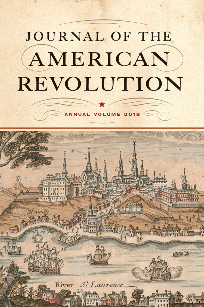  Journal of the American Revolution 2018 cover art
